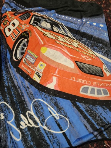 Dale Earnhardt Jr NASCAR Blanket #8 Heavy Fleece Bierderlack Style Large Throw - 第 6/6 張圖片