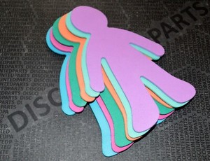 Foam Craft Shapes People Shapes Blank Shapes Blank Cut Outs Pack of 6