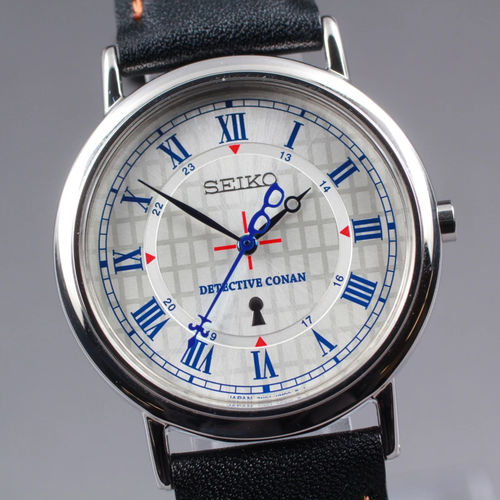 New Batt[N MINT]Box SEIKO Detective Conan Edogawa 7N01-HCT0 Quartz Watch JAPAN
