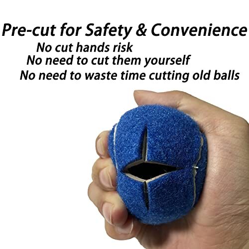 4 PCS Pre-Cut Walker Tennis Ball Glides with 2 inch Precut Opening - Picture 4 of 6