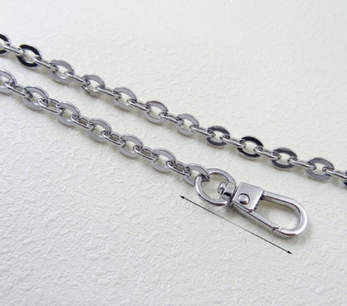 Replacement Metal Purse Chain Strap Handle Shoulder Bag Handbag Silver #Q - Picture 3 of 4