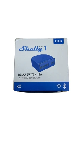 Shelly Plus 1 Smart Relais Schalter Hausautomation Wlan & Bluetooth 2er Pack