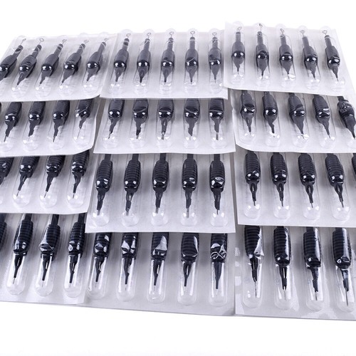 RL RS RM F M1 Tattoo Needle and Tube 3/4 Grip W/Tip Mix Size Body Needles Supply - Picture 2 of 10