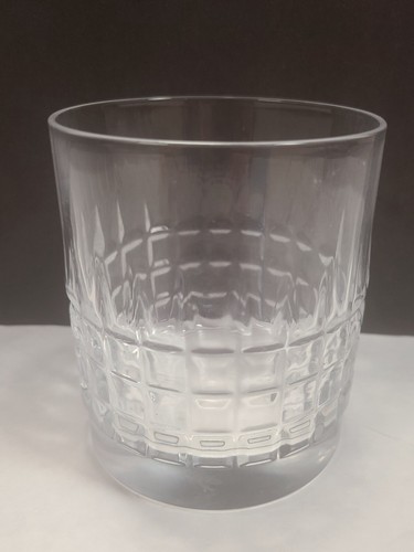 Luigi Bormioli Italy Crystal Whiskey Glasses Mixology Textured Glass  Signed - Picture 2 of 23