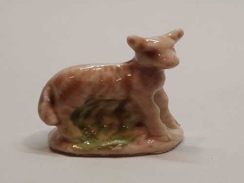 Geo. Wade England Lamm Miniatur Porzellan Figur - Bild 2 von 3