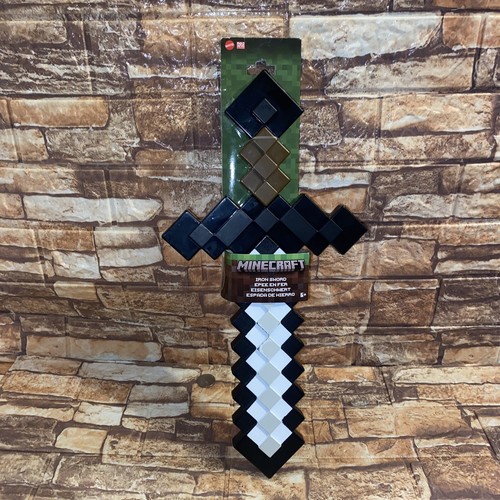 Monjang Studios Mattel Minecraft eisernes Schwert 17"" Neu