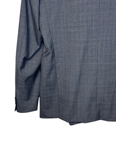 John Varvatos Men's Suit Bleecker Wool Slim Single-Breasted Blazer Grey Size 42L - Picture 11 of 16