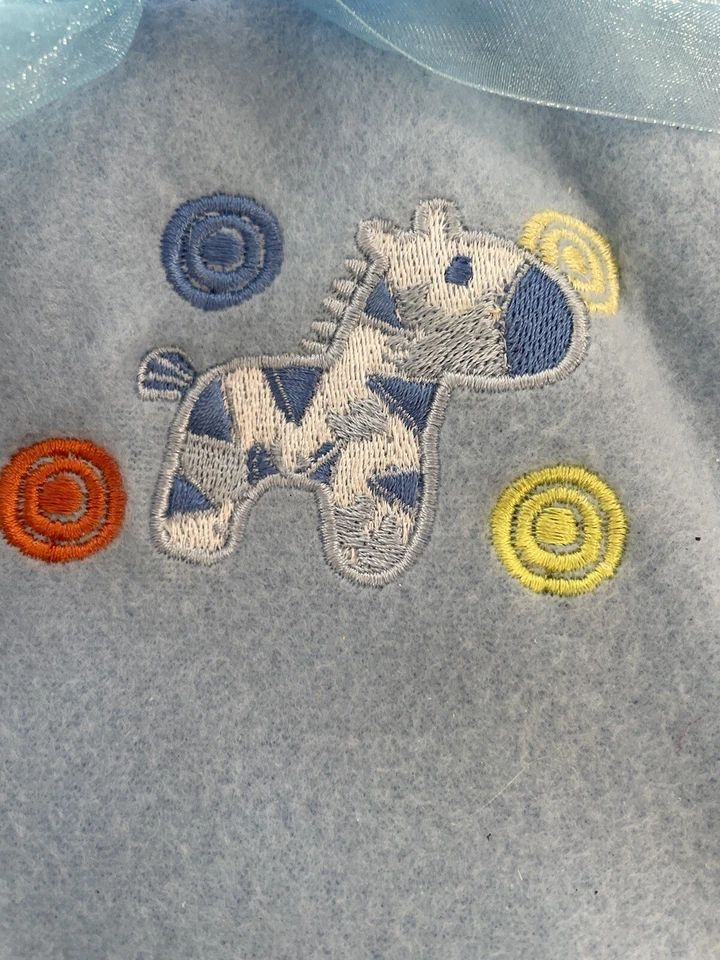 NWT Fisher Price Blue Giraffe Security Blanket Lovey Boys - Image 2 of 3