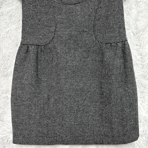 Zara Girls Dress Holiday Christmas Sparkly Lined Pullover Zip Wool Blend Sz 4/5 - Picture 4 of 13