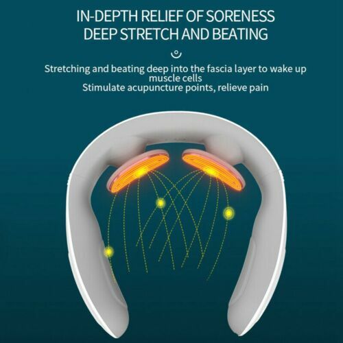 Smart Heating Electric Neck Cervical Massager Shoulder Back Relax Pain Relief - Picture 8 of 16