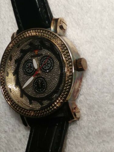 Techno Royale Genuine Diamonds Men's Watch - Picture 3 of 12