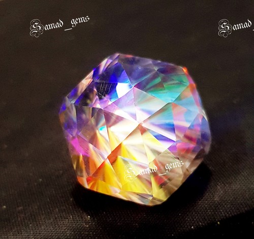 83 Ct Carat Mystic Quartz Gemstone Fancy Stone Loose Gemstone - Picture 2 of 6