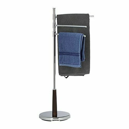 Porta asciugamani Relaxdays argento