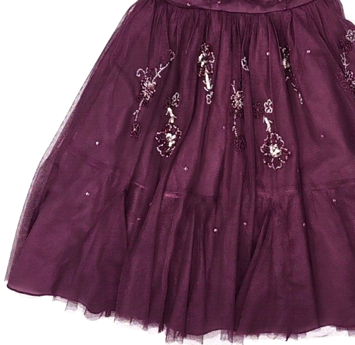 Next Mädchen Trägerkleid Festliches Tüllkleid Pailletten in Gr. 104/110 (4-5 J.) - Bild 3 von 6