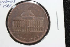 1837 Hard Times Token Merchants Exchange New York Tontine HT-294 42ZV