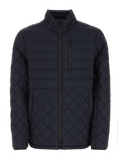 MOOSE KNUCKLES M13MJ108 BOYNTON NAVY PADDED JACKET - M