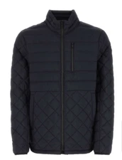 MOOSE KNUCKLES M13MJ108 BOYNTON NAVY PADDED JACKET - M