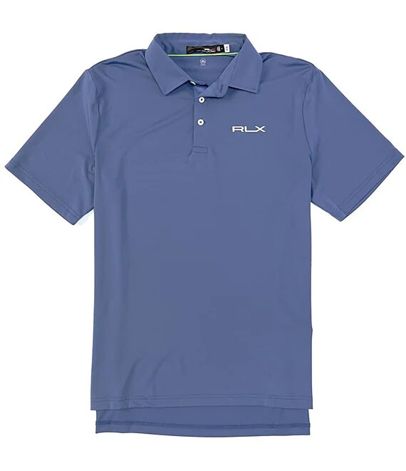 Polo Ralph Lauren RLX Golf Classic Fit Tech Jersey Polo Shirt Blue