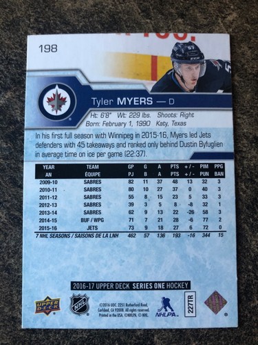 2016-17 Upper Deck - Base #1-200 (YOU PICK) - Picture 370 of 374