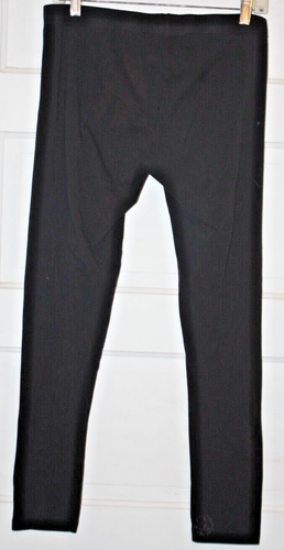 Women's Medium Black Soft Leggings EUC - Picture 2 of 3