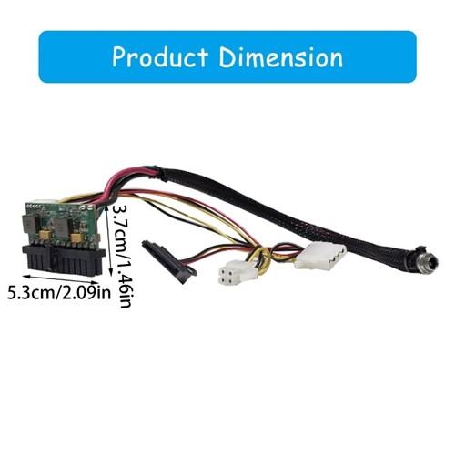 ITX12V Power Module with Conversion Board for PC Setups - Afbeelding 8 van 10