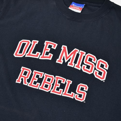 Ole Miss Rebels College Champion Sportswear Athletic Script Logo Tee Shirt - L - Picture 5 of 5
