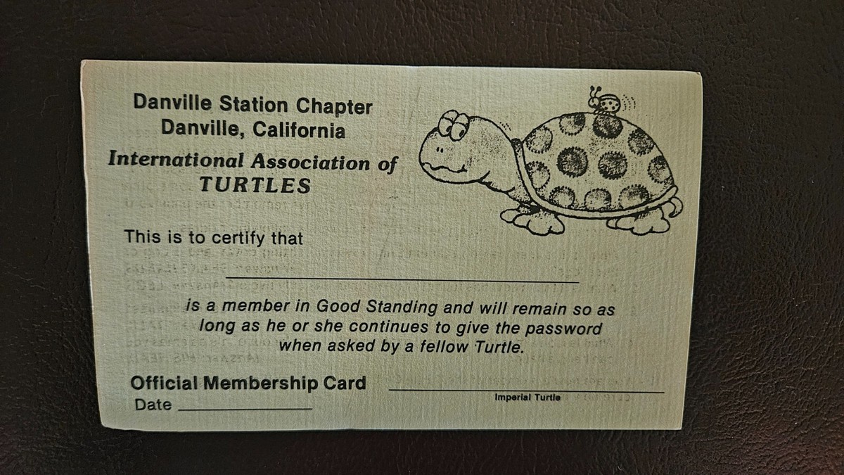 Vintage International Association of Turtles Official Membership