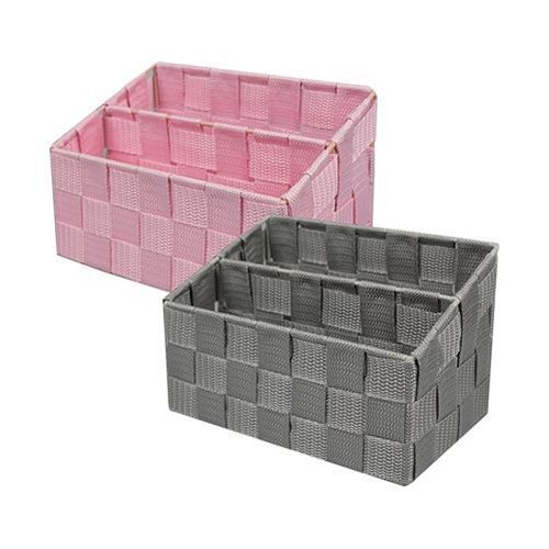 Heavy Duty Woven Fabric Storage Basket Hamper Box Home Decor Kitchen Room Tidy - Picture 6 of 17