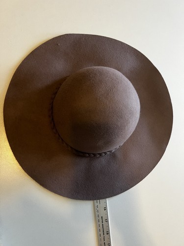 HAT Wool Women’s One Size Floppy Large Brim Summer Fall Light Purple - Picture 3 of 11