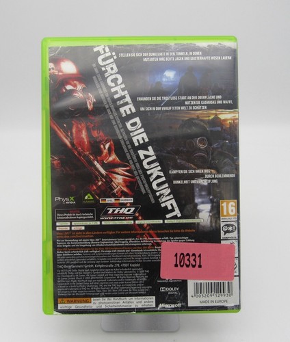 Metro 2033 (Microsoft Xbox 360, 2010) - guter Zustand - - Bild 3 von 3