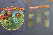 The Beach Boys Endless Summer Tour Men Women Cotton Black T-shirt