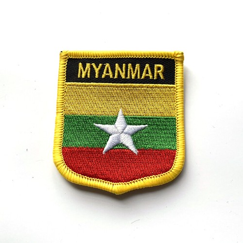 200+ Länderfahnen Aufnäher Bügelbild Aufnähen BESTICKT PATCH Armabzeichen Palästina - Bild 129 von 206