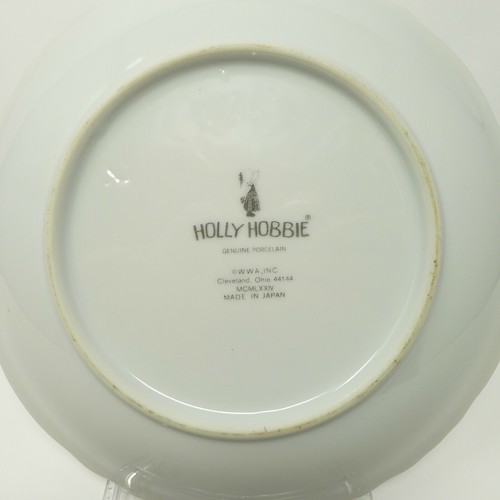 Piatto porcellana Holly Hobbie "I tempi felici sono ricordati" WWA Inc 8 nel 1974 - Foto 4 di 4