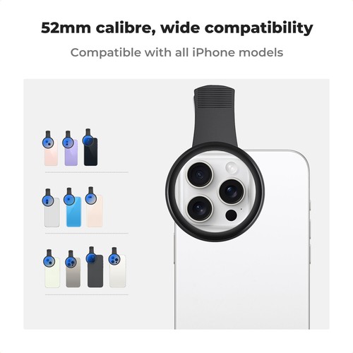 K&F Concept Clip On VND / CPL Phone Lens Filter Kit for iPhone 15 Pro Max 14 13 - Picture 19 of 42