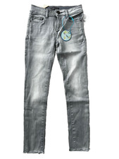 DL1961 Girl's Chloe Skinny Jeans Grey Howl  7 
