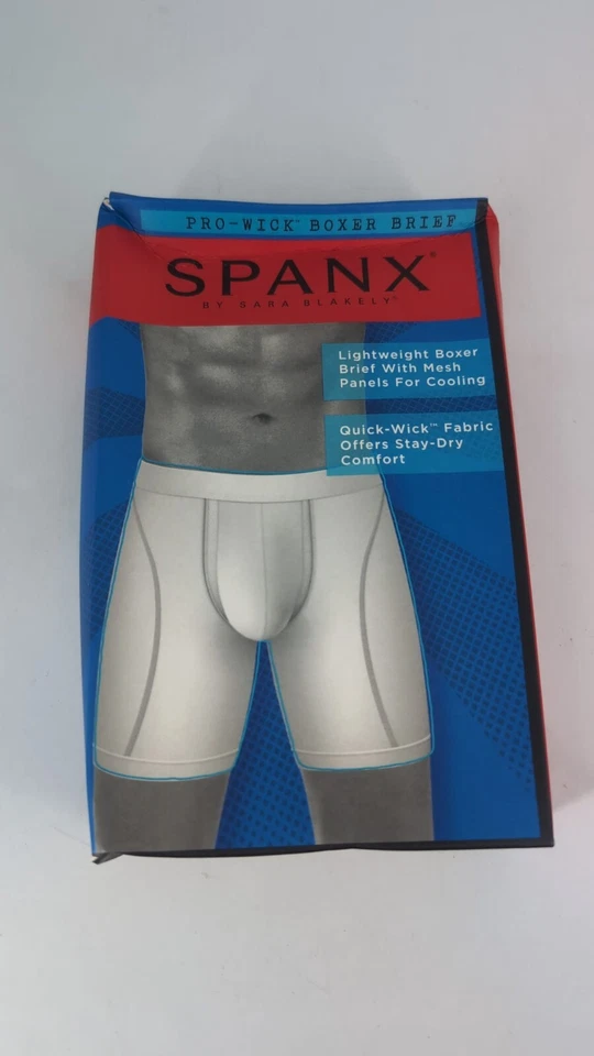 Boxer corto Spanx para hombre pro-Wick blanco talla S PVP £28 LN054 BB 03 Foto 3 de 4