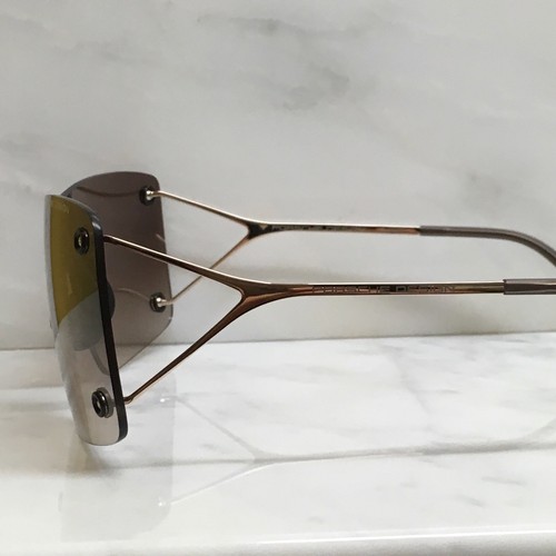 PORSCHE DESIGN P'8620 B UNISEX MOER'S MIRROR GREY/GOLD SUNGLASSES. NEW IN BOX. - Picture 2 of 12