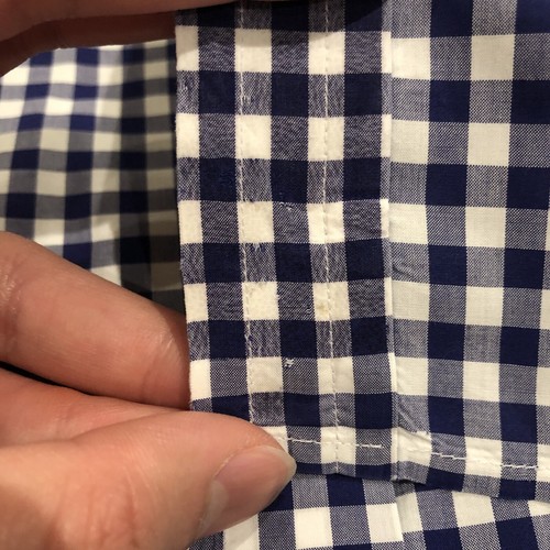 Turnbull & Asser Dress Shirt Mens 16 41 Gingham Signature 3-Button Cuff England - Imagen 3 de 14