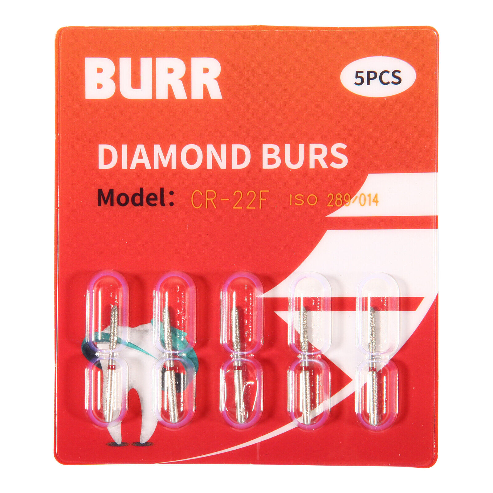 1-100 DENTAL FRESE DIAMANTATE PER TURBINE DENTISTA ODONTOTECNICO FG 1.6mm PUNTE - Zdjęcie 780 z 884