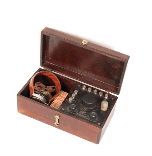 1923 Sodion DR-6 Portable Radio w/Connecticut Headset, S-13 Tube, Antenna, More - Picture 3 of 16
