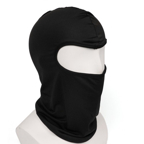 Black Balaclava Lycra Full Face Mask Men Women Cycling Ski Warm Neck Motor Bike - Picture 22 of 23