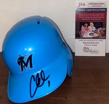 Connor Norby Signed Autographed Rawlings Miami Marlins Mini Helmet JSA