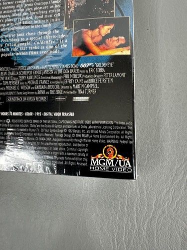 Goldeneye (VHS, 1996) New Sealed 007 - Picture 10 of 14