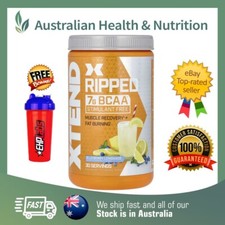 XTEND RIPPED BCAA FORMULA + FREE SAME DAY SHIPPING & SHAKER UBD 03/26