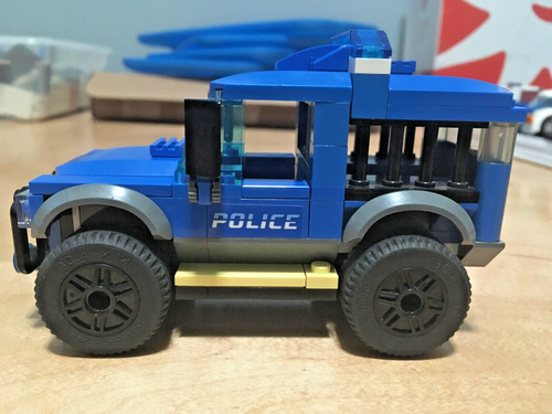 Lego City Police Swamp/Forest Off Road Rescue Patrol Pickup Truck As Is MOC - Picture 2 of 6