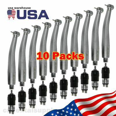 Dental Hgh Speed LED E-generator Turbne Handpece W/4Hole Coupler NSK - Foto 7