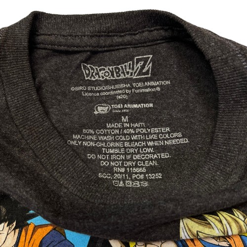 Toei Animation Dragon Ball Z Goku Vegeta Herren Junior Medium grau T-Shirt Tee - Bild 4 von 6