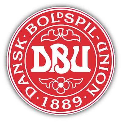 Denmark DK Danish Flag Car Bumper Sticker Decal Oval
