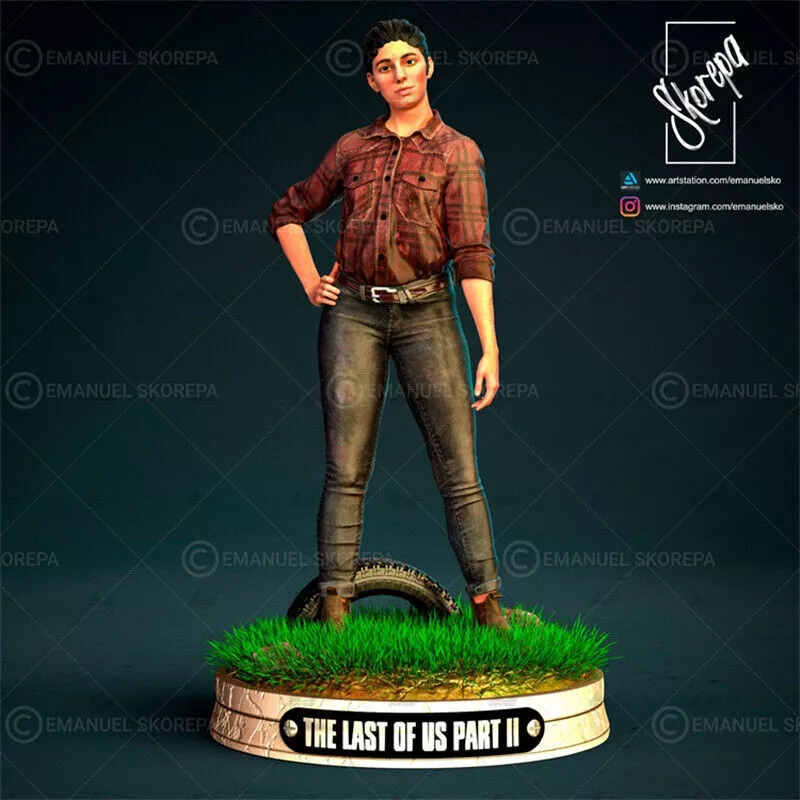 Farm Ellie & Dina the Last of Us 2 3D Resin Printed Statues 