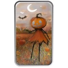 HALLOWEEN - PUMPKIN CARVING TIME -  1 Oz 999 Fine Silver COLOR Art Bar Spooky